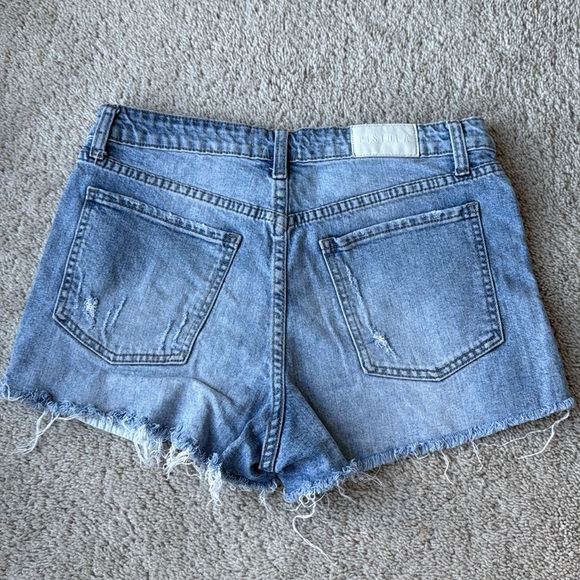 Pistola Winston Cutoff Shorts with Rhinestone Accents | Size 28 | Blue Denim - Picture 5 of 9